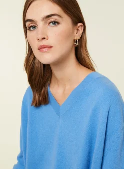 Maison Montagut Pull Ample A Fentes Col V En Cachemire - Alienor><noscript><img width=