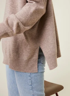 Maison Montagut Pull Ample A Fentes Col V En Cachemire - Alienor><noscript><img width=