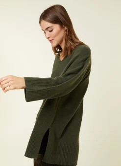 Maison Montagut Pull Ample A Fentes En Cachemire Melange - Darius><noscript><img width=