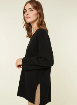 Maison Montagut Pull Ample A Fentes En Cachemire Melange - Darius><noscript><img width=