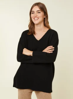 Maison Montagut Pull Ample A Fentes En Cachemire Melange - Darius><noscript><img width=