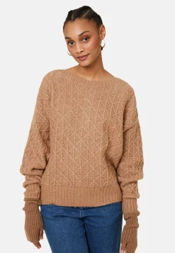 Maison Montagut Pull Ample A Jeux De Points En Laine Cocon - Gassia><noscript><img width=