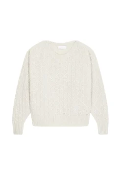 Maison Montagut Pull Ample A Jeux De Points En Laine Cocon - Gassia><noscript><img width=