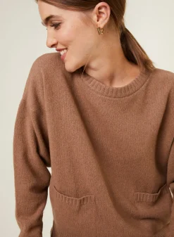 Maison Montagut Pull Ample A Poches En Cachemire Melange - Davina><noscript><img width=