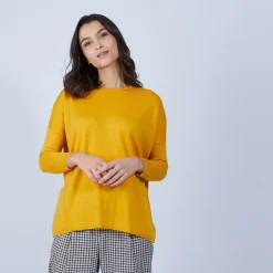 Maison Montagut Pull Ample A Poches En Laine Merinos - Beatrice><noscript><img width=