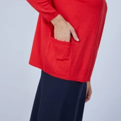 Maison Montagut Pull Ample A Poches En Laine Merinos - Beatrice><noscript><img width=