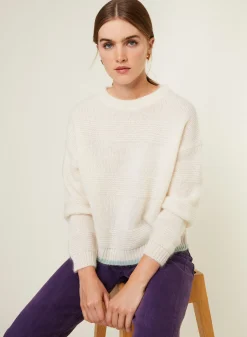 Maison Montagut Pull Ample Bicolore En Mohair - Gaby>Femme Pulls