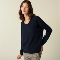 Maison Montagut Pull Ample Boutonne A Col Rond En Cachemire - Acene><noscript><img width=