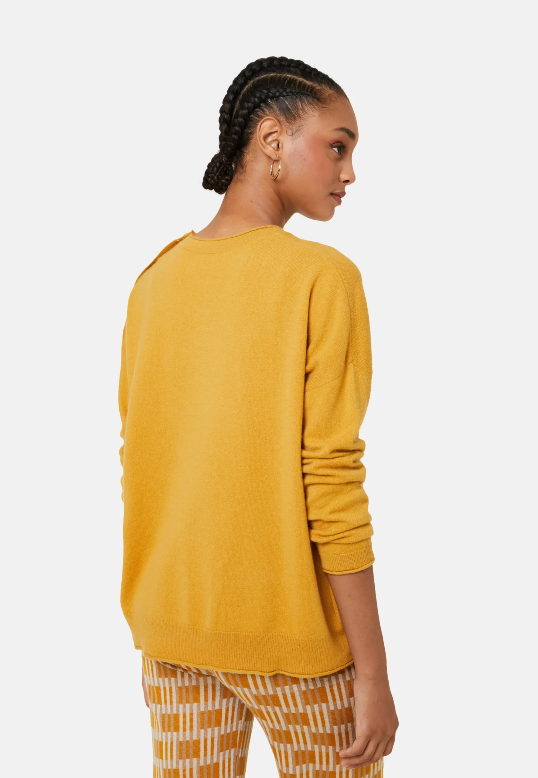 Maison Montagut Pull Ample Boutonne A Col Rond En Cachemire - Acene>Femme Pulls