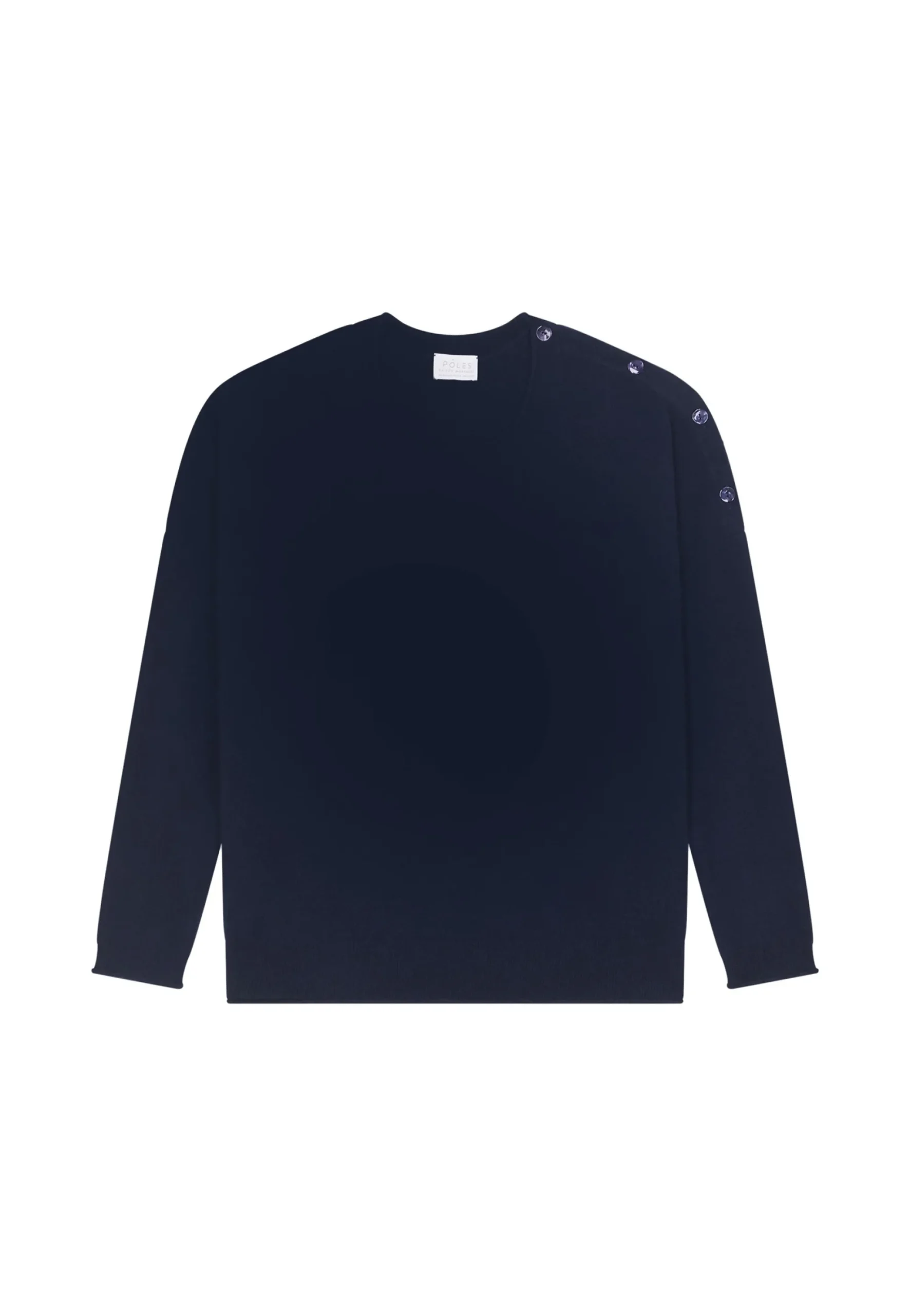 Maison Montagut Pull Ample Boutonne A Col Rond En Cachemire - Acene>Femme Pulls