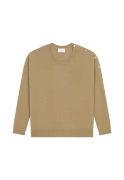 Maison Montagut Pull Ample Boutonne A Col Rond En Cachemire - Acene><noscript><img width=