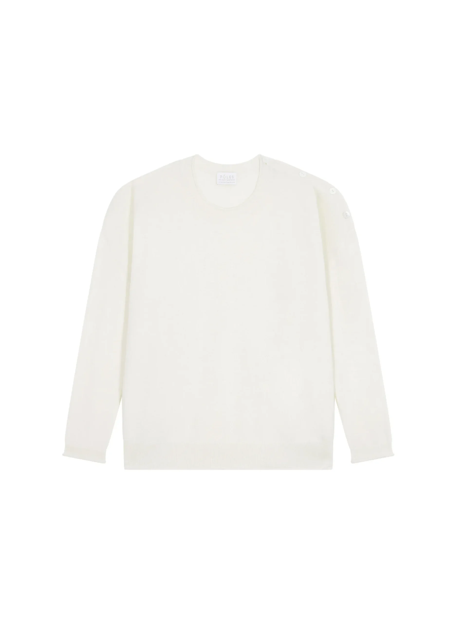 Maison Montagut Pull Ample Boutonne A Col Rond En Cachemire - Acene>Femme Pulls