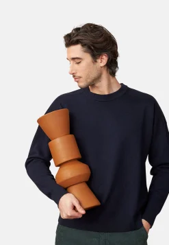 Maison Montagut Pull Ample Col Rond En Laine Merinos - Felix><noscript><img width=