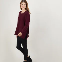 Maison Montagut Pull Ample Col V En Cachemire - Belinda><noscript><img width=