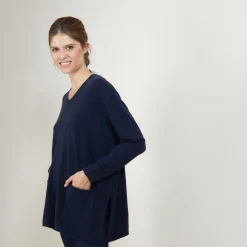 Maison Montagut Pull Ample Col V En Cachemire - Belinda><noscript><img width=