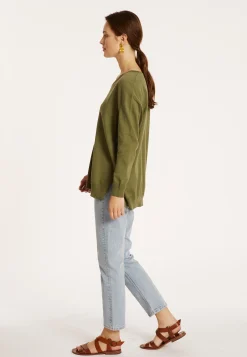 Maison Montagut Pull Ample Col V En Coton Bio - Meve><noscript><img width=