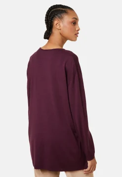 Maison Montagut Pull Ample Col V Poches Merinos - Albertine><noscript><img width=