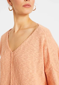 Maison Montagut Pull Ample Coton Et Lin - Thalie><noscript><img width=