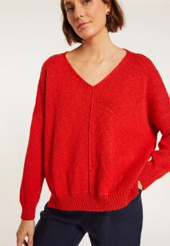 Maison Montagut Pull Ample Coton Et Lin - Thalie><noscript><img width=