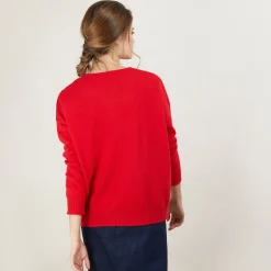 Maison Montagut Pull Ample En Cachemire Boutons Epaule - Brook><noscript><img width=