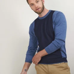 Maison Montagut Pull Bicolore En Laine - Lasso>Homme Pulls