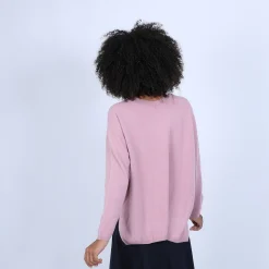 Maison Montagut Pull Cachemire Avec Fentes Cotes - Brenda><noscript><img width=