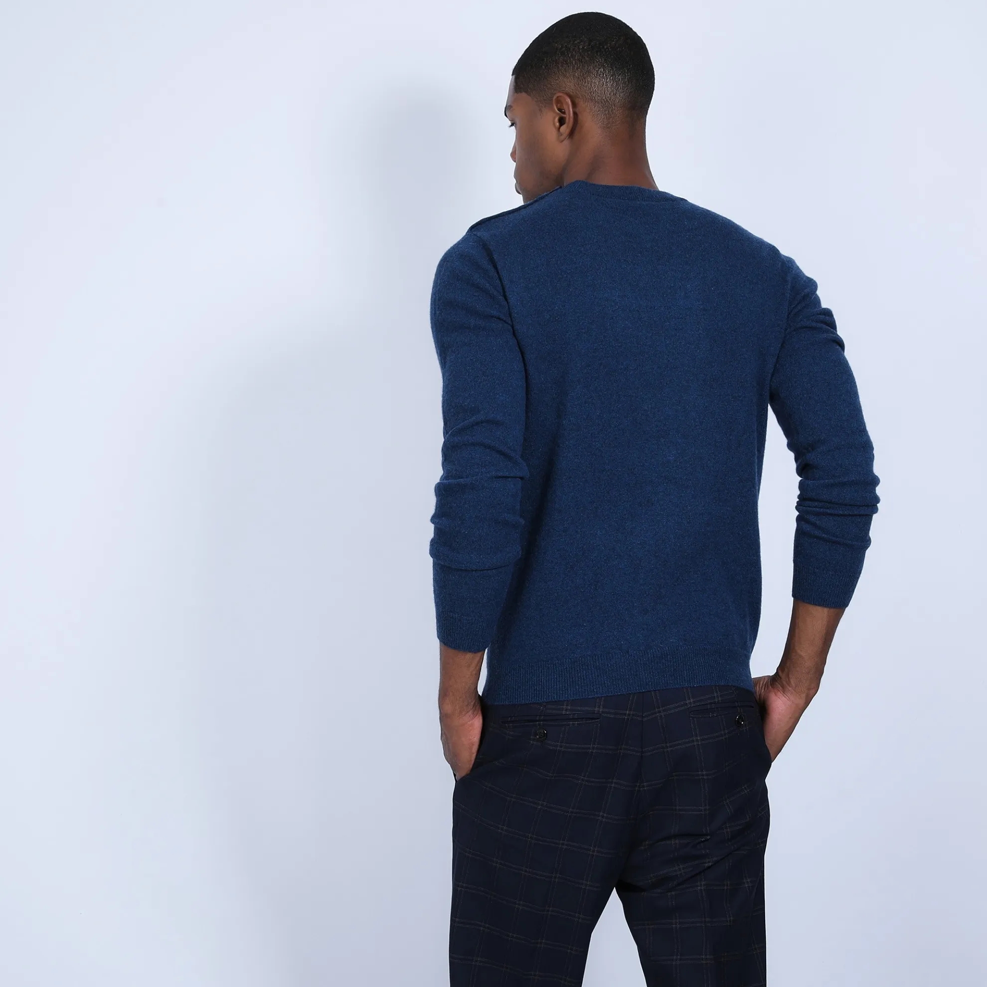 Maison Montagut Pull Cachemire Boutons Epaule - Bonifas>Homme Pulls