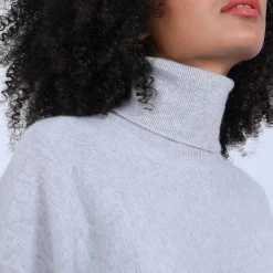 Maison Montagut Pull Cachemire Chauve Souris Col Roule - Bob><noscript><img width=