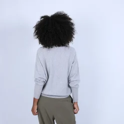 Maison Montagut Pull Cachemire Chauve Souris Col Roule - Bob><noscript><img width=