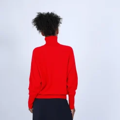 Maison Montagut Pull Cachemire Chauve Souris Col Roule - Bob><noscript><img width=