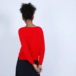 Maison Montagut Pull Col Bateau En Cachemire - Bal><noscript><img width=