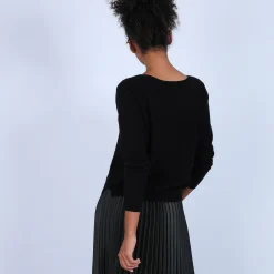 Maison Montagut Pull Col Bateau En Cachemire - Bal><noscript><img width=