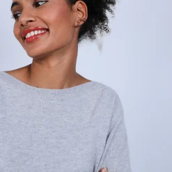 Maison Montagut Pull Col Bateau En Cachemire - Bal><noscript><img width=