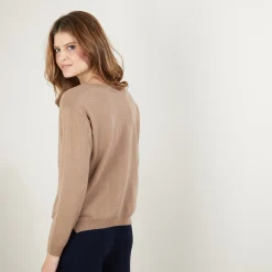 Maison Montagut Pull Col Bateau En Cachemire - Bal><noscript><img width=