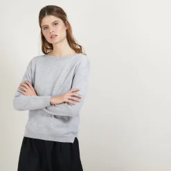 Maison Montagut Pull Col Bateau En Cachemire - Bal><noscript><img width=