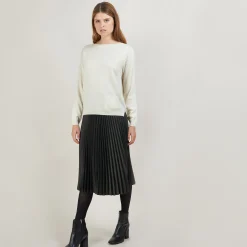 Maison Montagut Pull Col Bateau En Cachemire - Bal><noscript><img width=