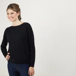 Maison Montagut Pull Col Bateau En Cachemire - Bal><noscript><img width=