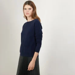 Maison Montagut Pull Col Bateau En Cachemire - Bal><noscript><img width=