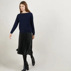 Maison Montagut Pull Col Bateau En Cachemire - Bal><noscript><img width=