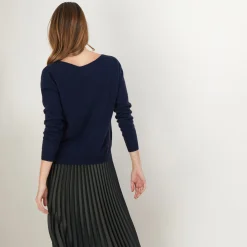 Maison Montagut Pull Col Bateau En Cachemire - Bal><noscript><img width=