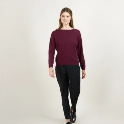 Maison Montagut Pull Col Bateau En Cachemire - Bal><noscript><img width=