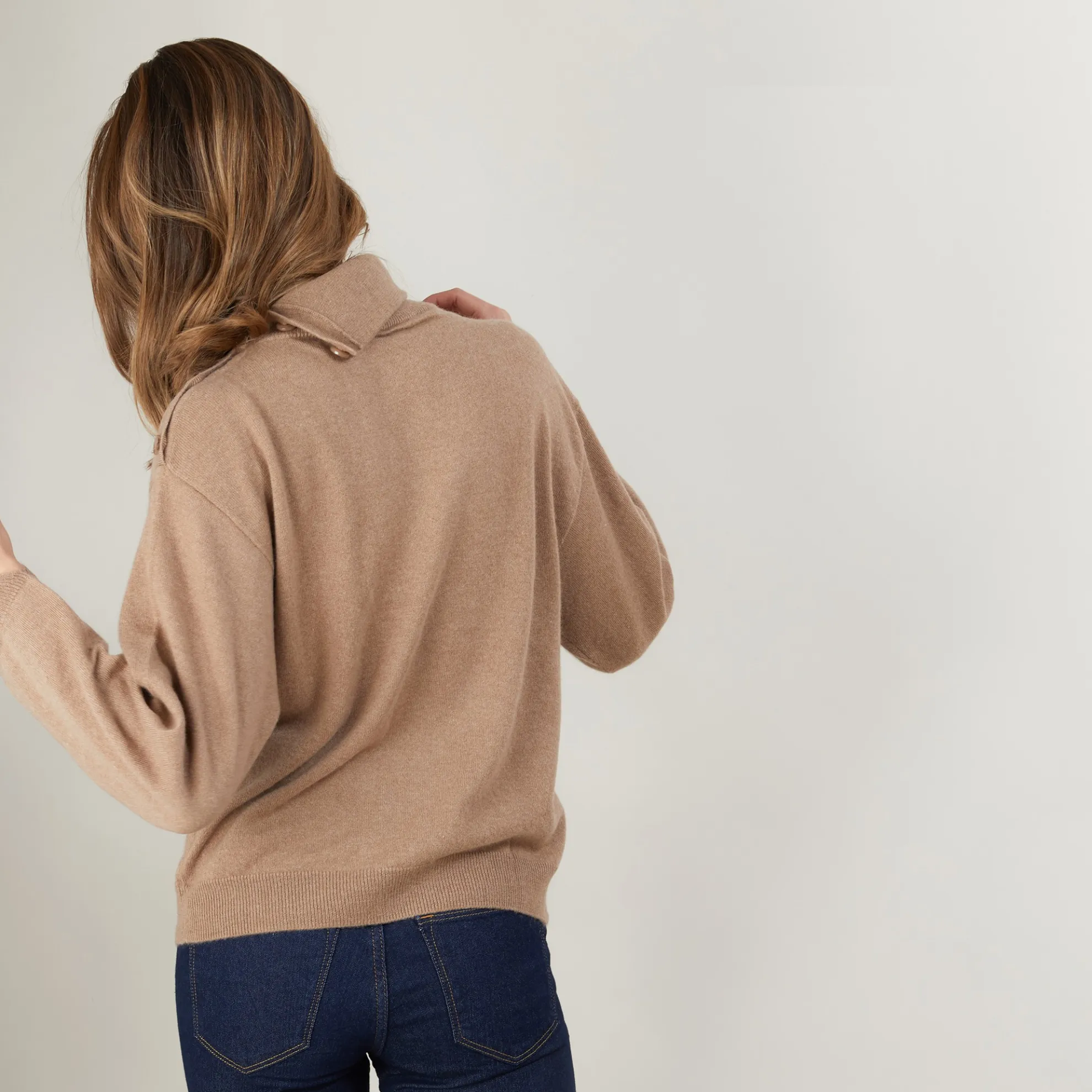 Maison Montagut Pull Col Boutonne En Cachemire - Gretel Bis>Femme Pulls