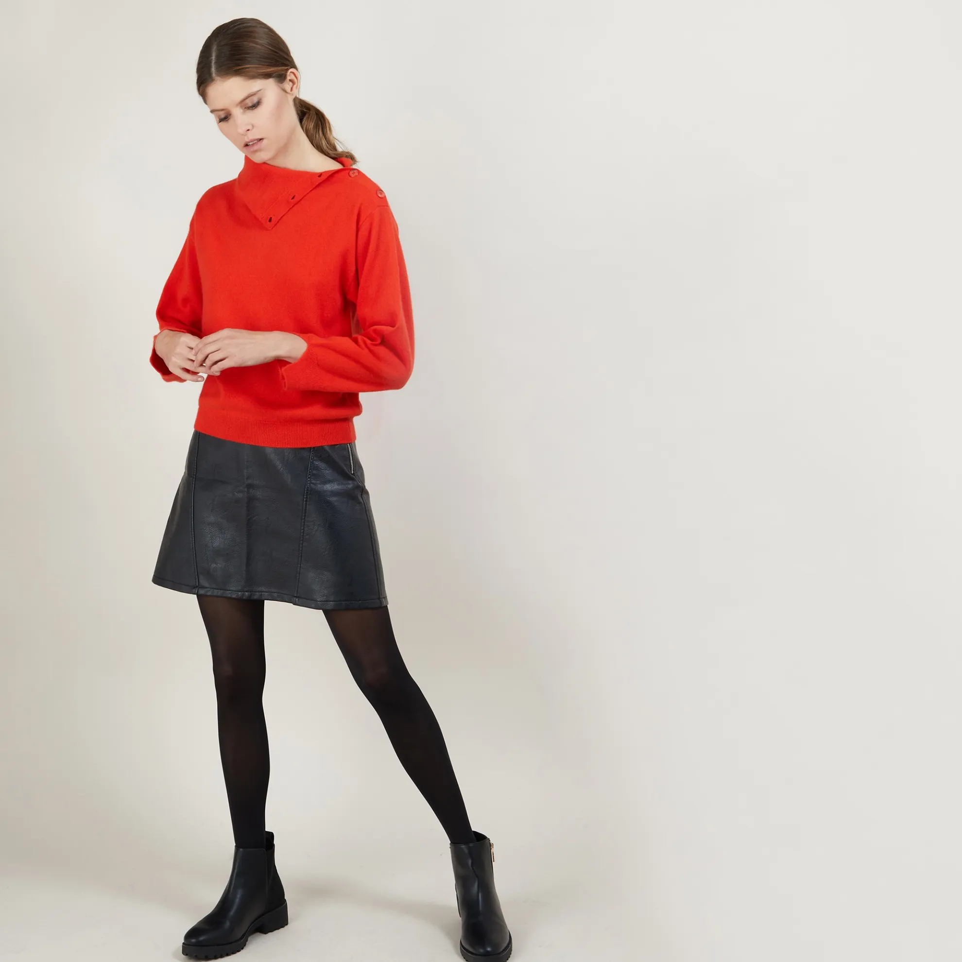Maison Montagut Pull Col Boutonne En Cachemire - Gretel Bis>Femme Pulls