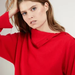 Maison Montagut Pull Col Boutonne En Cachemire - Gretel Bis><noscript><img width=