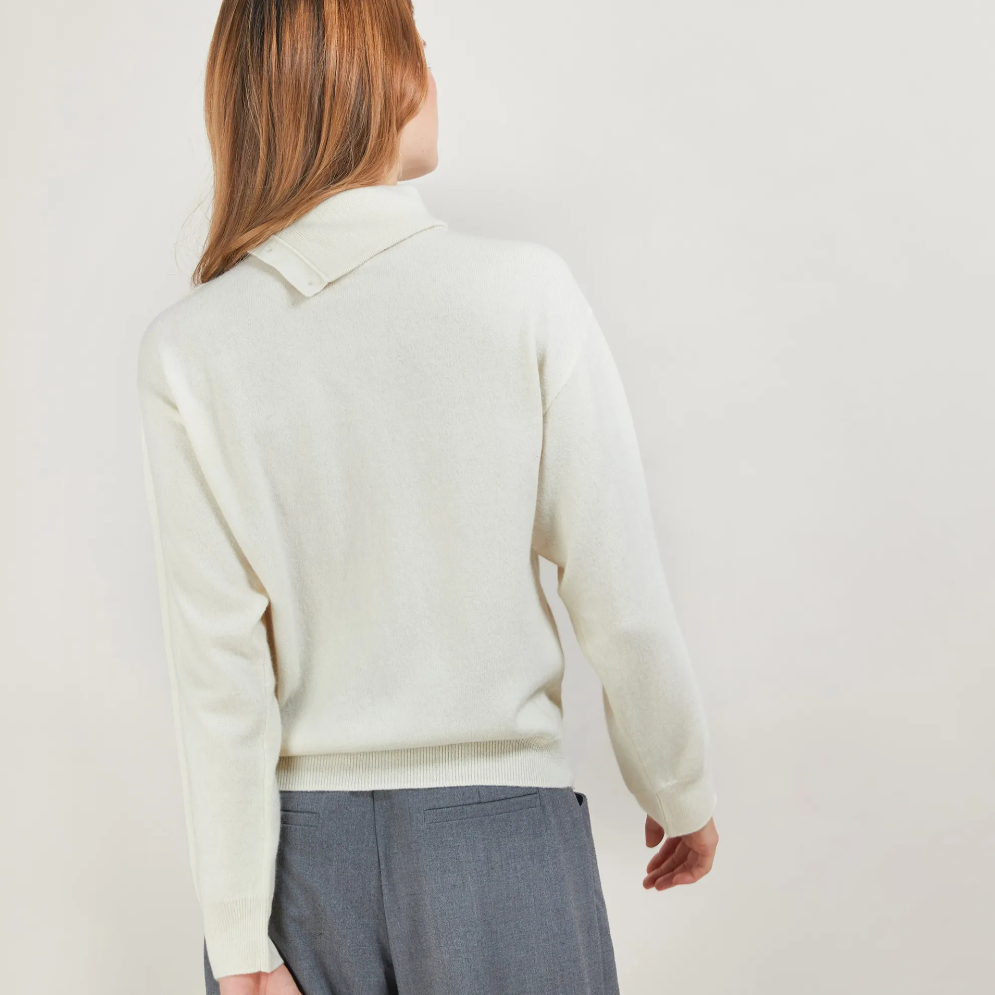 Maison Montagut Pull Col Boutonne En Cachemire - Gretel Bis>Femme Pulls