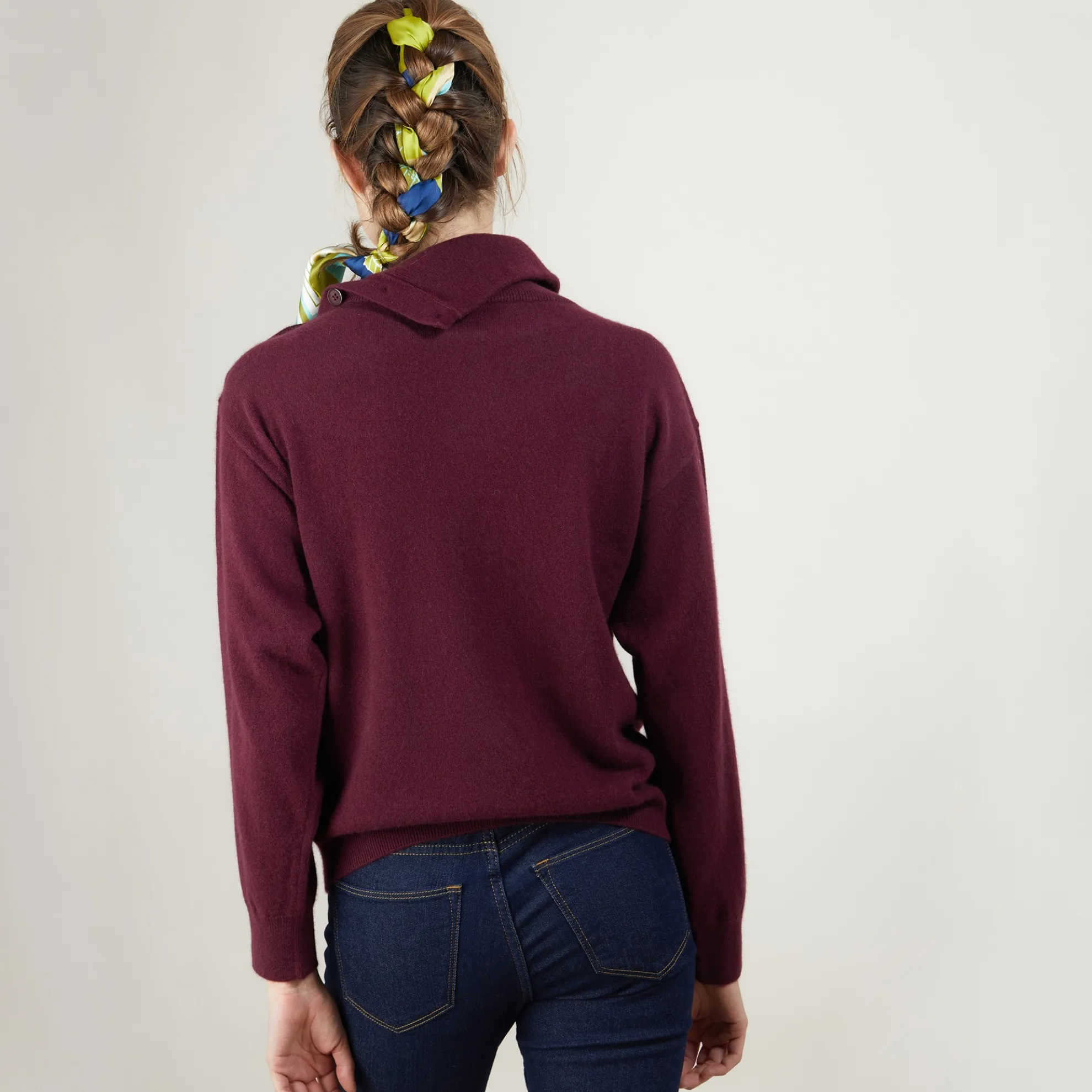 Maison Montagut Pull Col Boutonne En Cachemire - Gretel Bis>Femme Pulls