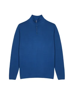 Maison Montagut Pull Col Camionneur Avec Logo En Laine Merinos - Ryan>Homme Pulls