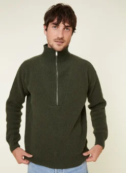 Maison Montagut Pull Col Camionneur En Cachemire Melange - French><noscript><img width=