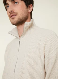 Maison Montagut Pull Col Camionneur En Cachemire Melange - French><noscript><img width=