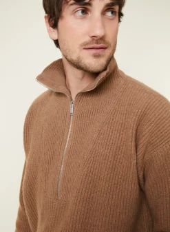 Maison Montagut Pull Col Camionneur En Cachemire Melange - French><noscript><img width=